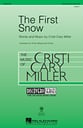 The First Snow Three-Part Mixed choral sheet music cover